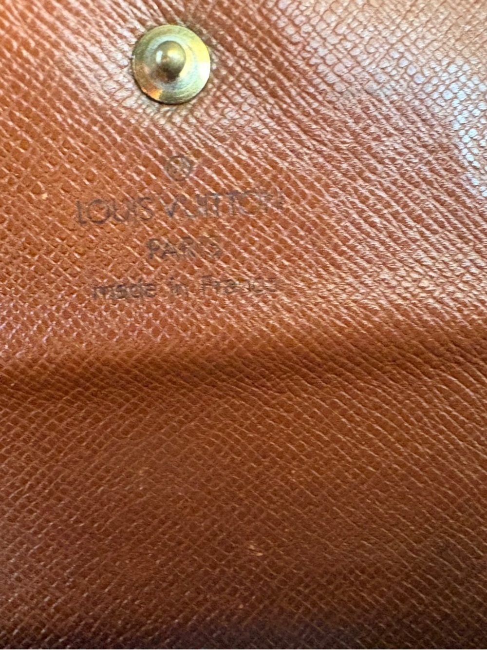 Vintage Louis Vuitton Monogram Long Wallet w/ Pen Loop - Picture 13 of 13